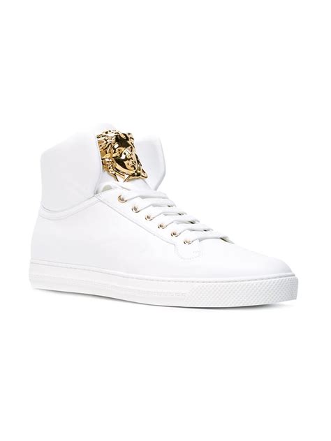 versace mens white sneakers|men's Versace sneakers for sale.